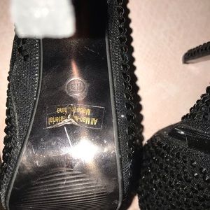 Black Rhinestone booties